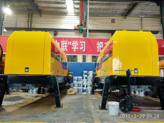Stationary Concrete Pump With 1600Mm Stroke 150m Vertical Conveying Distance