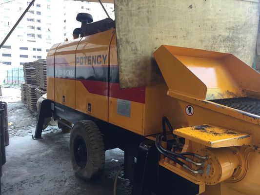 Diesel Trailer Concrete Pump Machine Smooth Finish Concrete Pouring Solution