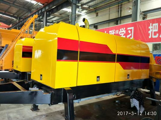 18MPa Max Pressure Diesel Concrete Pump Automatic High and Low Pressure Switching