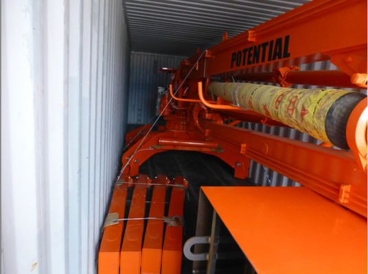 17m Max Horizontal Reach Concrete Placing Boom 20Mpa Hydraulic System Pressure