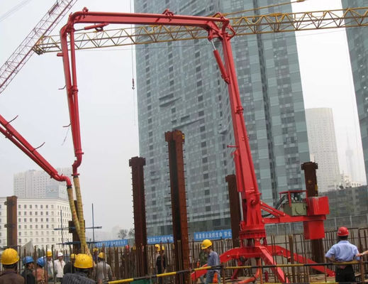 5.5Kw Electric Power Output Concrete Placing Boom HG17 Spider For Precise Placement