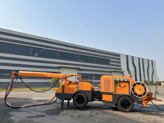 37KW / 1480rpm Robotic Wet Concrete Spray Machine For Underground Mining KC2008J