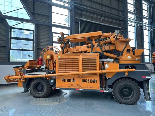 Elelctric Motor Diesel Engine Robotic Shotcrete Machine Travelling Speed 0 - 15km/h