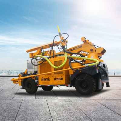 Auto Parallel System Robotic Shotcrete Machine Diesel Powr 305mm Ground Clearance