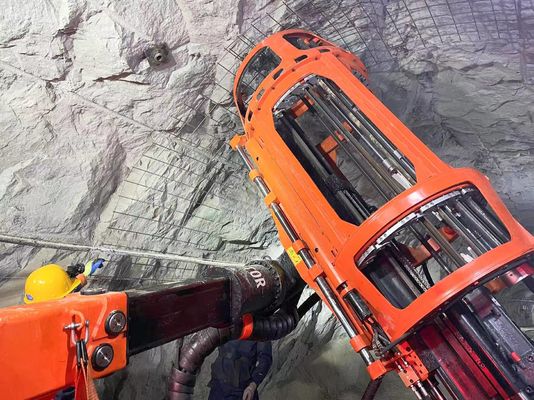 KDM12A-1BCDL Jumbo Rock Drill Anchor Rod Machine For Tunnel Height 2900 - 5000mm