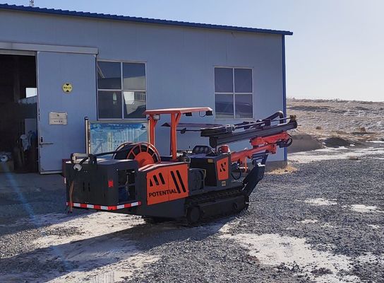 KD10A-1BCD L 0.8 - 2m/min Jumbo Rock Drill With Drilling Diameter 43 - 76mm
