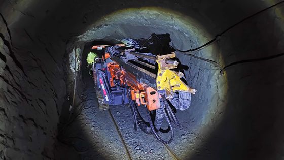 Drilling Diameter 43 - 76mm Jumbo Rock Drill With 7.5Kw Impact Frequency