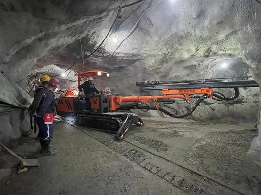 Drilling Diameter 43mm - 76mm Jumbo Rock Drill 47.6kw With Section B×H 2×2-5.6×4m