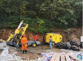 500m Drill Depth Raise Borer Machine For Underground Mining