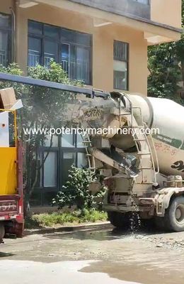 High Pressure Cement Mixing Drum Cleaning Unit Integrated Console Remote Control
