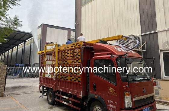 Water Tank 500L Cement Mixer Drum Cleaning Machine Max Water Flow 90L/Min