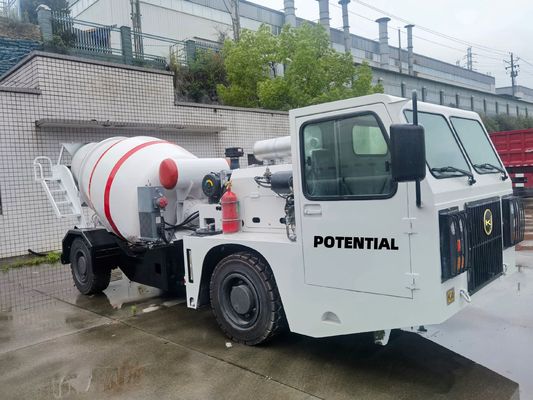 Underground Mining Concrete Mixer Truck 3m3 Volume 230mm Ground Clearance