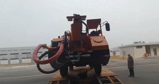 Robotic Shotcrete Machine 80m Cable Reel Length 20 Cubic Meters Per Hour Capacity and Up to 8.5m Shotcrete Distance