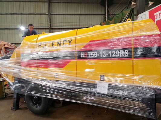HBT50 Theoretical Pressure 13MPa Concrete Pump for Smooth and Precise Max.Theory Concrete Output 50m3/h
