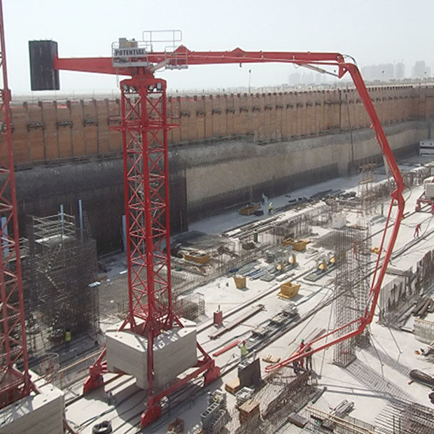 Tower Type Concrete Placing Boom Stepless Speed Control Accurate Boom Positioning