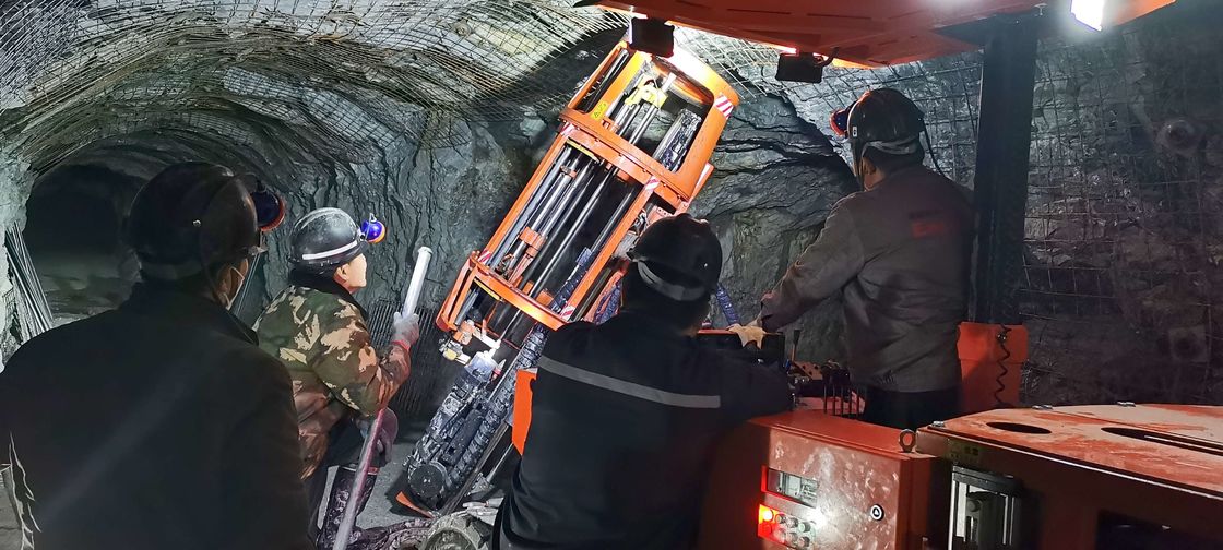 KDM12A-1BCDL Jumbo Rock Drill Anchor Rod Machine For Tunnel Height 2900 - 5000mm