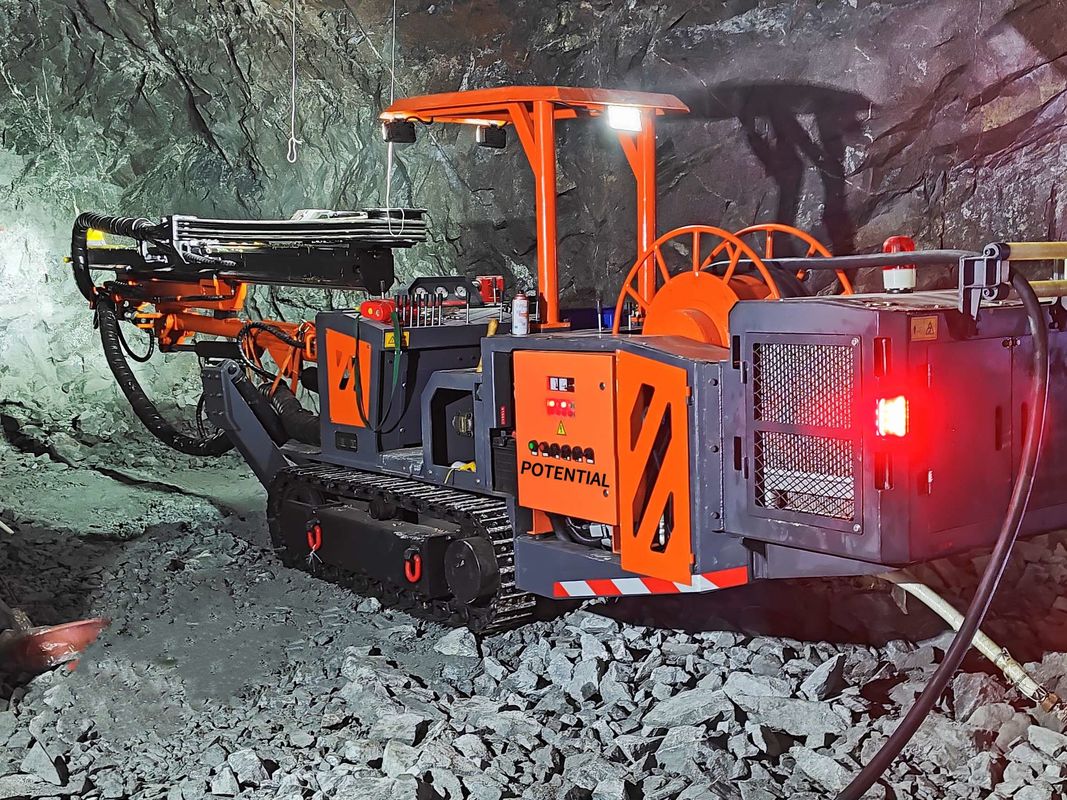 Drilling Speed 0.8 - 2m/Min Jumbo Rock Drill Compact For Mining Sites KD10A-1BCD(L)