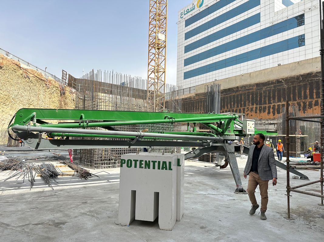 Spider Hydraulic Concrete Placing Boom The Professional Solution for Concrete Work HG21