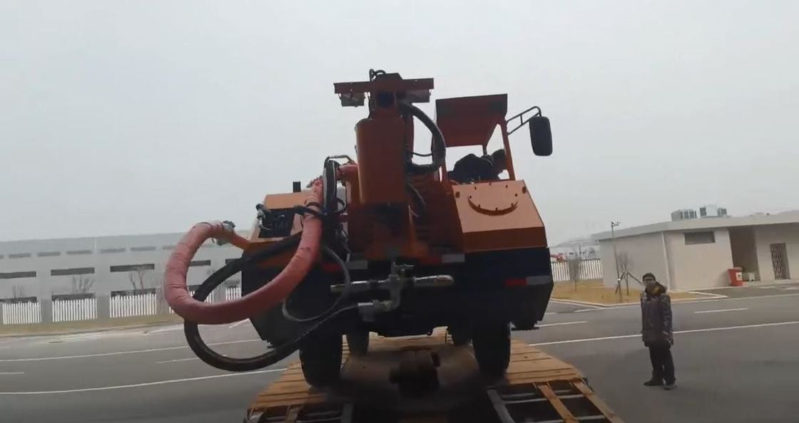Robotic Shotcrete Machine 80m Cable Reel Length 20 Cubic Meters Per Hour Capacity and Up to 8.5m Shotcrete Distance