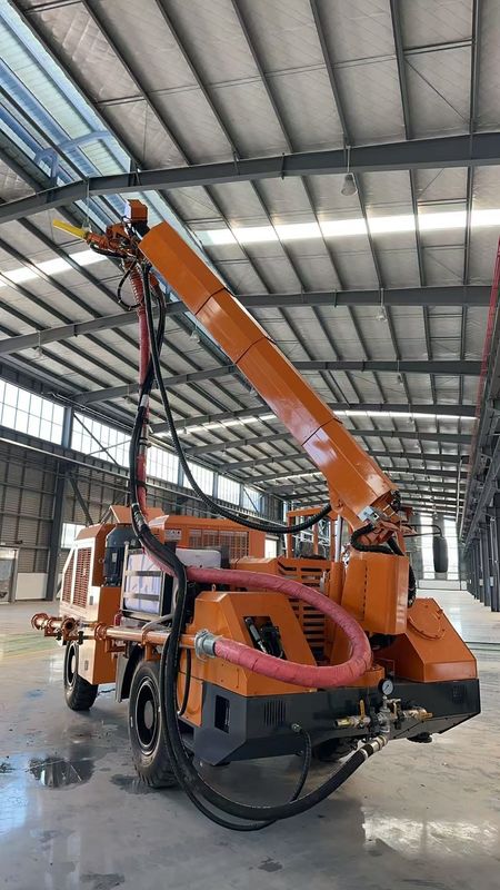 Precise Construction Robotic Concrete Sprayer with 80m Cable Reel Length and Ground Clearance of 385mm Mining UPS-20J