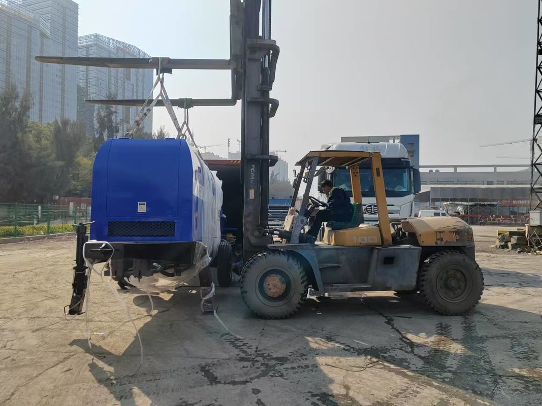 Vertical/Horizontal Reach 150/600m and 50m3/h Output HBT50.13.129RS Concrete Trailer Pump for Your Construction Needs
