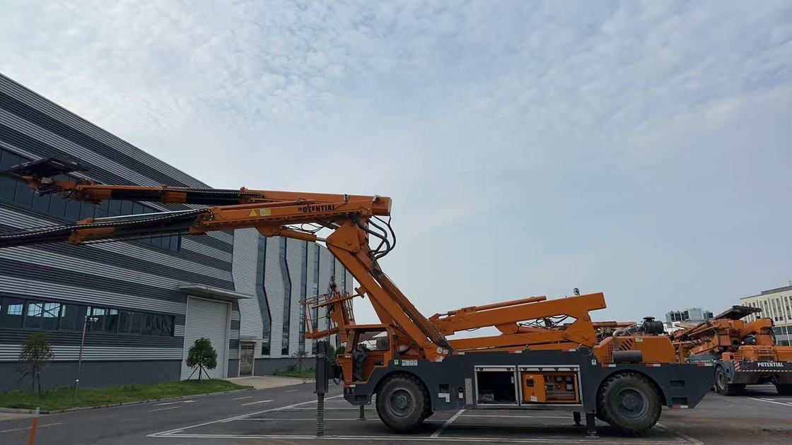 Inner 3.0/Outer 7.5 Minimum Turning Radius Arch Installation Trolley with Dual Power Diesel Electric