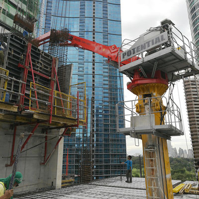4 Hydraulic Foldable Arm Sections R Concrete Placing Boom For Residential Building