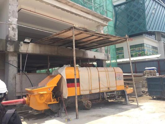 Stationary Concrete Trailer Pump With 20MPa Max Pressure 220M Max Vertical Conveying