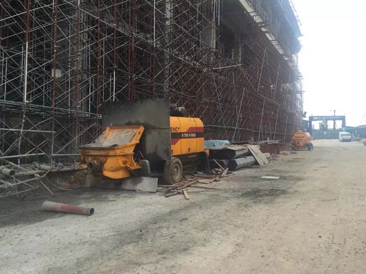 Diesel Electric Stationary Concrete Truck Pump With Max Aggregate Size 50mm