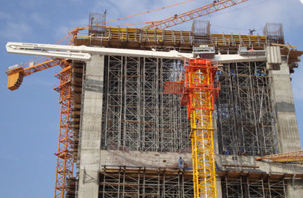 Customerized Concrete Placing Boom Max Horizontal Reach Of 38m For Nuclear Power Plant
