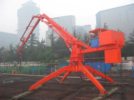 17m Max Horizontal Reach Concrete Placing Boom 20Mpa Hydraulic System Pressure