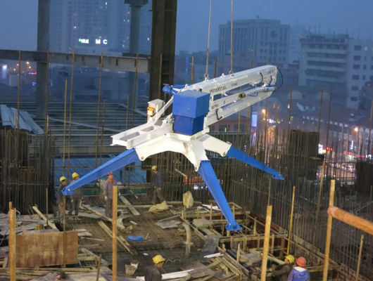 HG21 Spider Concrete Placing Boom 380V / 50Hz Customized Color Outrigger Style