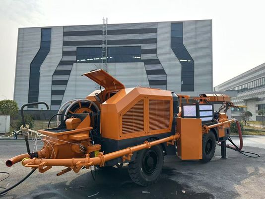 8.5m Distance Upward Robotic Shotcrete Machine With Motor Rated Power 37KW / 1480rpm