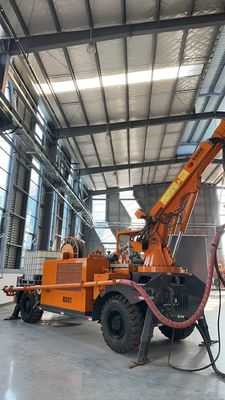 17 / 19m Long Distance Wet Concrete Shotcrete Machine For Water Conservancy Culvert