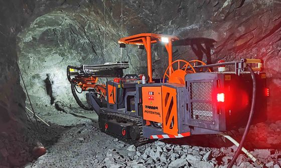 57.1kw Jumbo Rock Drill Hole Depth 2.7m 0.8 - 2m/Min Heavy Duty Rock Drilling Machine