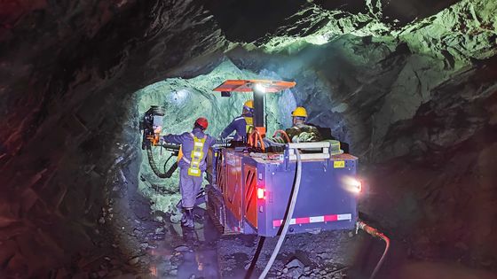 43 - 76mm Drilling Diameter Rock Drill Trolley For Underground Mining Applications