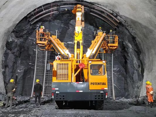 Max Operating Height 12m Arch Installation Machine With 125Kw / 2200rpm Diesel Engine