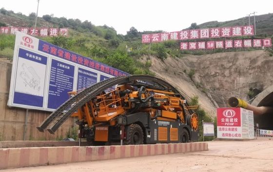 Foldable Handle Arch Installation Trolley 153KW Diesel Engine 12m Max Operating Height