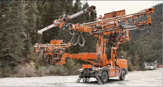KMZ5012 Robotic Drilling Anchoring Grouting Equipment With Grouting Flow Of 1200l/H