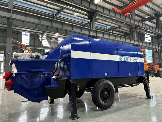 Large-Scale Construction with Max. Theoretical Horizontal Reach 810m and Φ200 Delivering Cylinder Concrete Pump