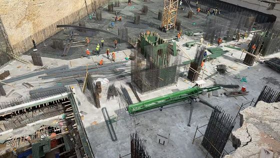 360° Slewing Angle Concrete Spider Boom with Max Horizontal Reach 21m and 7.5Kw Power of Motor